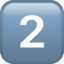 إيموجي مفتاح: 2 على Apple