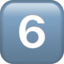 אימוג'י מקש: 6 ב-Apple