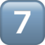 Emoji Tecla: 7 no Apple