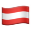Vlag: Oostenrijk-emoji op Apple