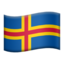 Åland Islands Flag emoji on Apple