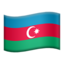 Azerbaijan Flag emoji on Apple