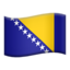 Emoji Bandiera: Bosnia ed Erzegovina su Apple
