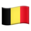 Flagge: Belgien-Emoji auf Apple