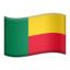 Benin Flag emoji on Apple
