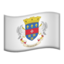St. Barthélemy Flag emoji on Apple
