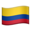 Colombia Flag emoji on Apple