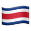 Emoji Bendera: Costa Rica pada Apple