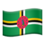 Dominica Flag emoji on Apple