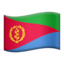Apple üzerinde Bayrak: Eritre emojisi
