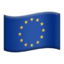 European Union Flag emoji on Apple