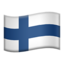 Finland Flag emoji on Apple