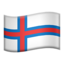 Faroe Islands Flag emoji on Apple