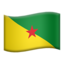 Emoji Bandera: Guayana Francesa en Apple