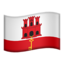 Emoji Bandera: Gibraltar en Apple