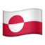 Greenland Flag emoji on Apple