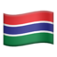 Gambia Flag emoji on Apple