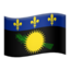Flagge: Guadeloupe-Emoji auf Apple