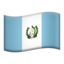 Guatemala Flag emoji on Apple