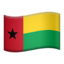 Emoji Bandiera: Guinea-Bissau su Apple
