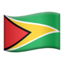 Emoji Bandera: Guyana en Apple