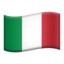 Italy Flag emoji on Apple