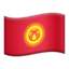 Emoji Bandiera: Kirghizistan su Apple