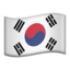 Flagge: Südkorea-Emoji auf Apple