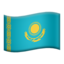 Kazakhstan Flag emoji on Apple