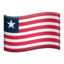 Liberia Flag emoji on Apple