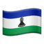 Lesotho Flag emoji on Apple