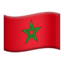 Morocco Flag emoji on Apple