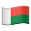 Flagge: Madagaskar-Emoji auf Apple