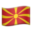 Flagge: Nordmazedonien-Emoji auf Apple