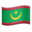 Emoji Bandiera: Mauritania su Apple