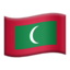 Maldives Flag emoji on Apple