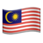 Malaysia Flag emoji on Apple
