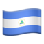 Nicaragua Flag emoji on Apple