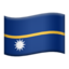 Nauru Flag emoji on Apple