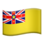 Niue Flag emoji on Apple