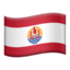 Emoji Bandiera: Polinesia Francese su Apple