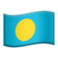 Palau Flag emoji on Apple