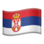 Serbia Flag emoji on Apple