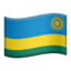 Emoji Bandeira: Ruanda no Apple