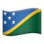 Solomon Islands Flag emoji on Apple
