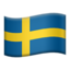 Emoji Bandiera: Svezia su Apple
