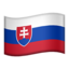 Emoji Bendera: Slovakia di Apple