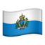 Emoji Bendera: San Marino pada Apple