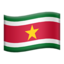 Suriname Flag emoji on Apple