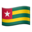 Togo Flag emoji on Apple